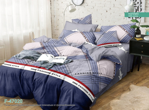 КПБ Поплин на резинке Арт. F-47020